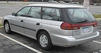 Subaru Legacy Brighton wagon with amber rear turn signal lenses