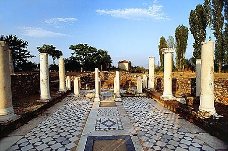 Heraclea Lyncestis, ancient city near Bitola: the Byzantine "Small Basilica"