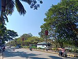Road linking the Clock tower circle with Nehru Maidan