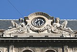 Pediment on the Hôtel Louvre et Paix in Marseille