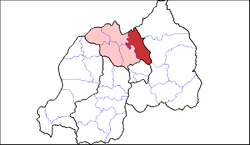 Shown within Northern Province and Rwanda