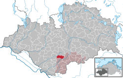 卡尔施泰特在路德维希斯卢斯特-帕尔希姆县的位置