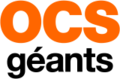 OCS Géants logo from February 1, 2022 to July 3, 2024