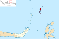 Location within North Sulawesi