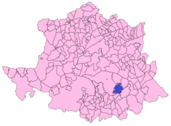 Map of Madroñera