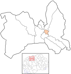 Location of Municipality of Čair