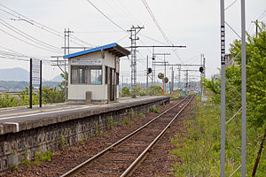 候车室与站台（2009年5月）