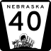 State Highway 40 marker