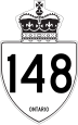 Highway 148 marker