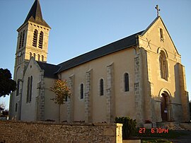 The church in Pleuville