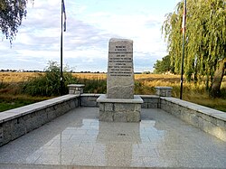 Memorial at the site of the former Nazi German camp in Młyniewo