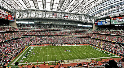 The field at NRG stadium from an upper deck seat.