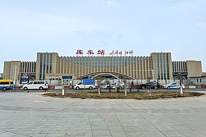 库车站站房（2024年3月）