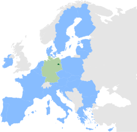 在歐洲聯盟以及德國中的位置