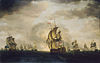 "Battle off Cape St Vincent, 16 January 1780" by Francis Holman