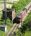 Serbian locomotive ŽS 461-021 hauling a freight train near Vladičin Han.