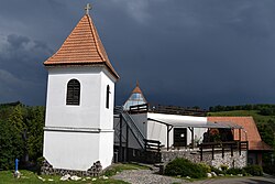 A Roman Catholic chapel in Kozárd.