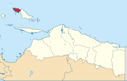 Location in Papua Province