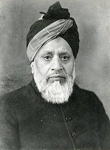 An photograph of Maulana Muhammad Ali, possibly taken in the 1940s