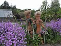 Flowerpot men in RHS Garden Rosemoor