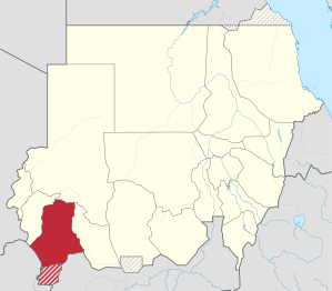 Location in Sudan