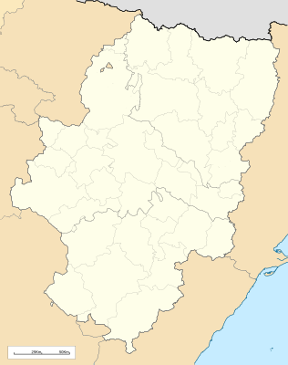 Location map Spain Aragon