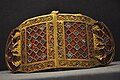 Image 24Shoulder clasp from Sutton Hoo, 625 AD (from History of England)
