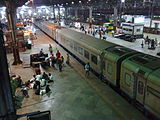 12010 Shatabdi Express at Mumbai Central station