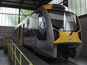 Auckland EMU mockup exterior