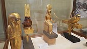 Figurines of deities, found in the treasury