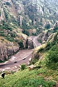 A view of the Cheddar Gorge, designated as an SSSI for both its biological and its geological interest.