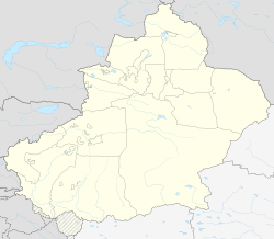 伊寧機場在新疆的位置