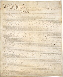 美国宪法原始文件
