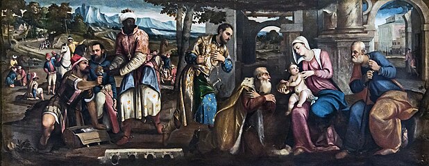 Adoration of the Magi by Bonifacio de' Pitati