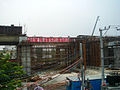 建设中的广珠城际铁路（2010年6月）