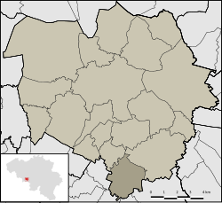 Location of Harveng in Mons