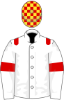 White, Red epaulets and armlets, Red and Yellow check cap