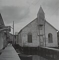 An English church in Roatán, 1960, by Juan Pablo Martell