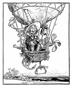 Uncle Lubin in his airship (W. Heath Robinson, 1902) Too artefacty :(