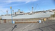 Jeremiah O'Brien at its new home at Pier 35, San Francisco, California