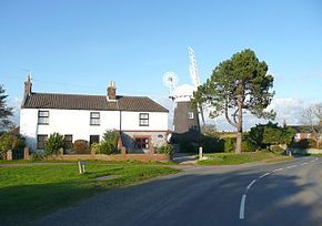 Stow windmill, Paston, Norfolk with the B1159 in the foreground.jpg