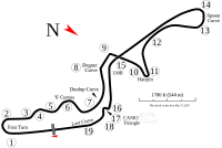 Layout of the Suzuka Circuit