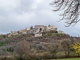 A general view of the village of Vachères