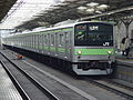 A Yamanote Line 205 series train in February 2003