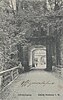 Entrance of the castle at Neuhaus with Hussars of the 8th Hussars, 1911.