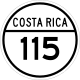 National Secondary Route 115 shield}}