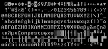 VGA下显示的代码页737