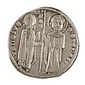 Dinar of King Stefan Milutin (r. 1282–1321).