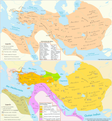 Achaemenid Empire (550-330 BC) in 500 BC.