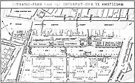 Map of the Entrepotdok from 1842